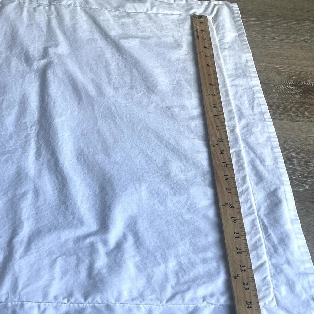 Frette Italy Pillow Shams Lot Of 4 Jacquard Embroidered Yellow White Luxury
